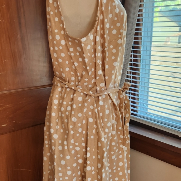 NEW Signature By Robbie Bee Womens Tan Sleeveless Knee‎ Length Dress Plus 1X - Picture 5 of 12